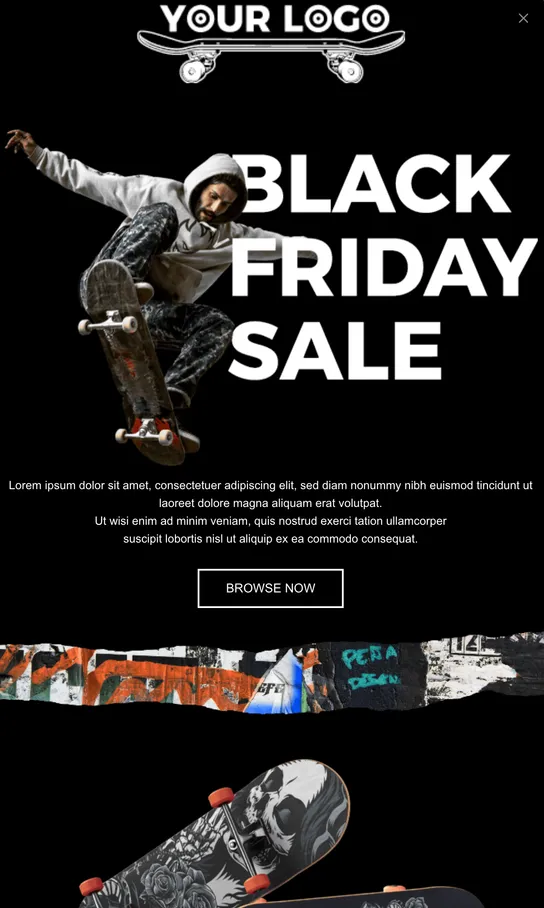 Black Friday email template