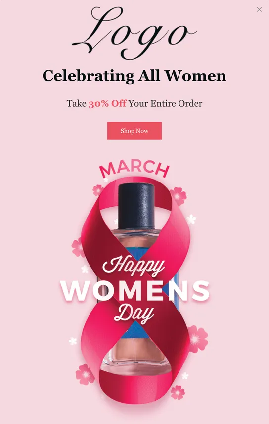Women’s Day email template