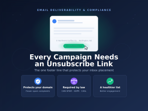 Why every campaign needs an unsubscribe link